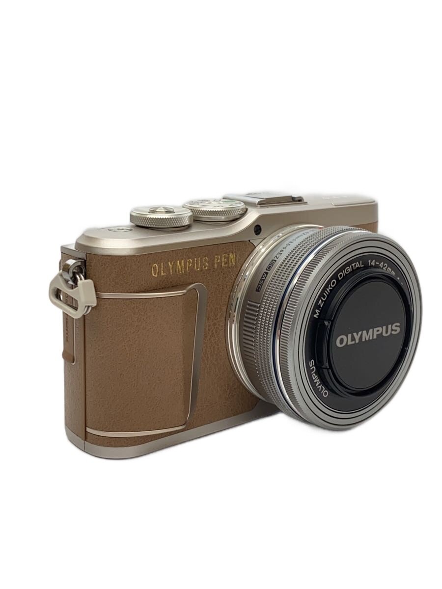 【中古】OM SYSTEM(OLYMPUS)◆デジタル一眼カメラ OLYMPUS PEN E-PL9 EZダブルズームキット [ブラウン]【カメラ】
