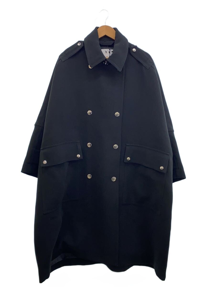 【中古】DIESEL◆コート/S/ポリエステル/BLK/A00533【レディースウェア】|2nd STREET 店
