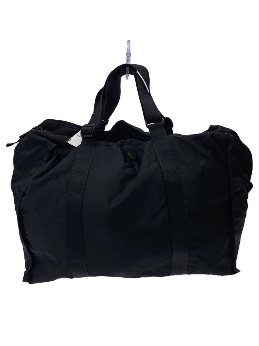 【中古】LUGGAGE LABEL◆ボストンバッグ/BLK/ヨゴレ有【御徒面子】