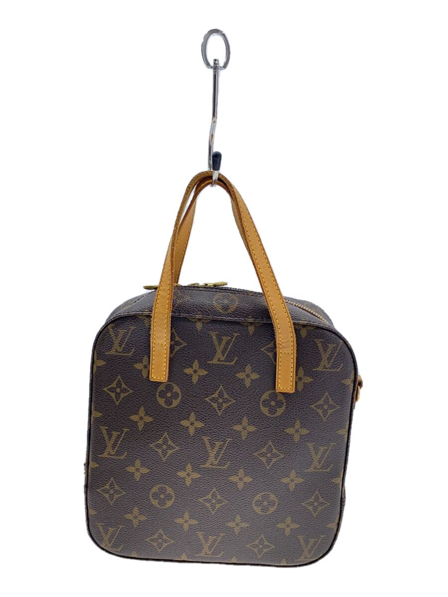 【中古】LOUIS VUITTON◆スポンティーニ_モノグラム・帆布/PVC/BRW【御徒面子】