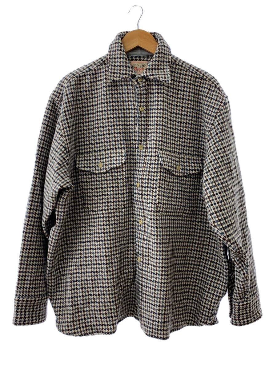 【中古】boqen/フランネルプルオーバー/M/羊毛【メンズウェア】