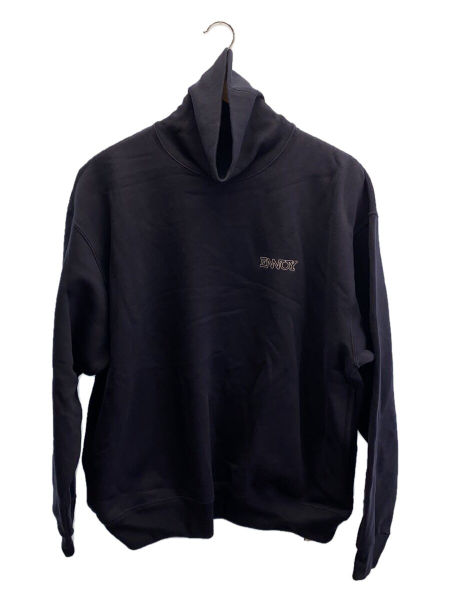 【中古】the ennoy professional◆L/綿織物/NVY/刷り上げる/aw24brenct05ntl/エレクトリックロゴタートルスウェット/米国海軍//【メンズウェア】