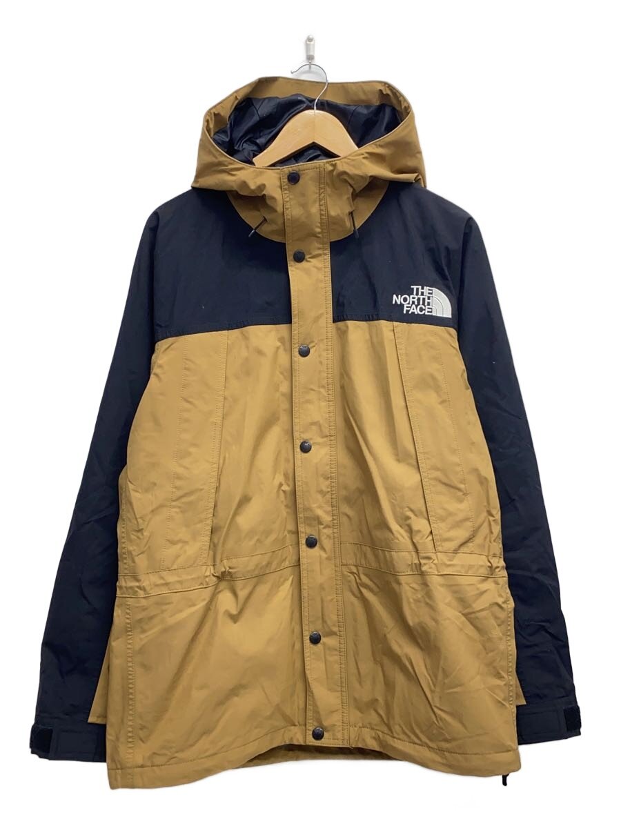 【中古】THE NORTH FACE◆MOUNTAIN LIGHT JACKET_マウンテンライトジャケット/L/ゴアテックス/BEG【メンズウェア】
