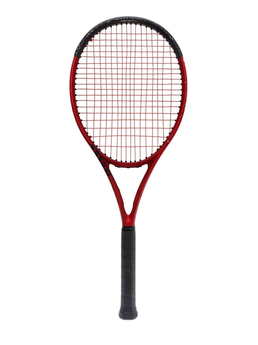 【中古】Wilson◆庭球櫂/硬式櫂/RED/CLASH V2/当て嵌める感有【運動競技】