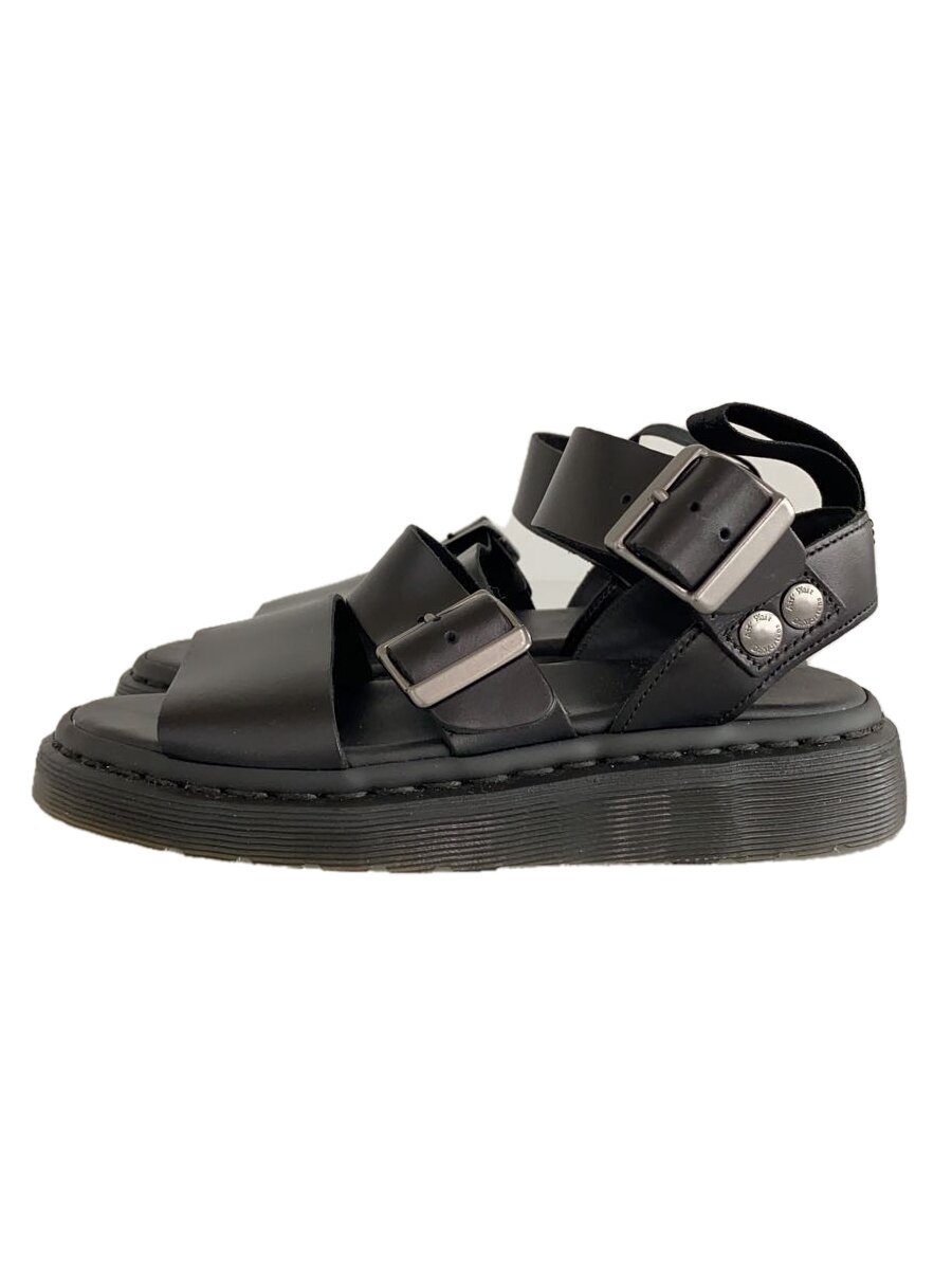 【中古】Dr.Martens◆サンダル/UK3/BLK/AW006【シューズ】