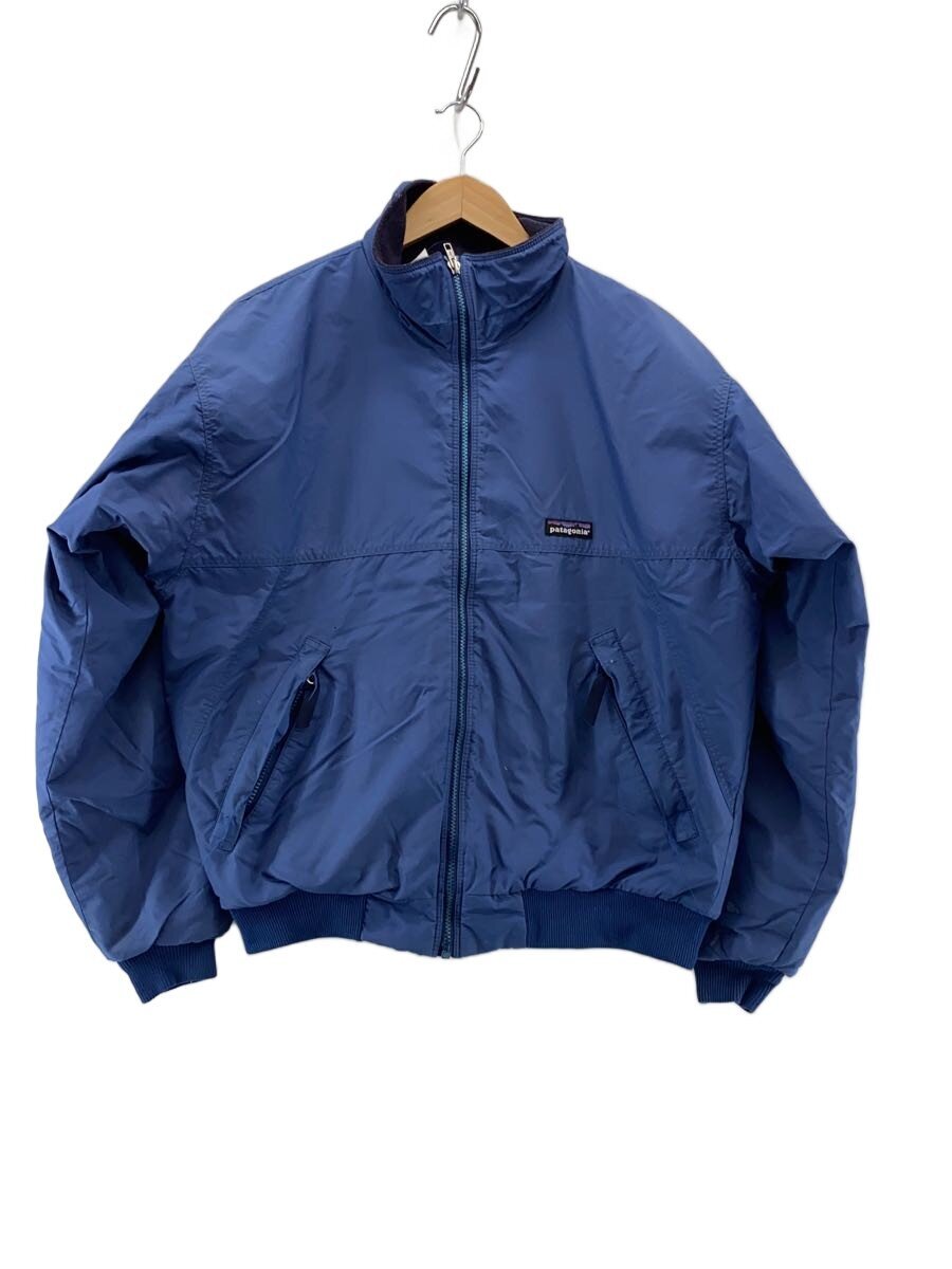 【中古】patagonia◆上衣/M/ポリエステル/BLU【メンズウェア】