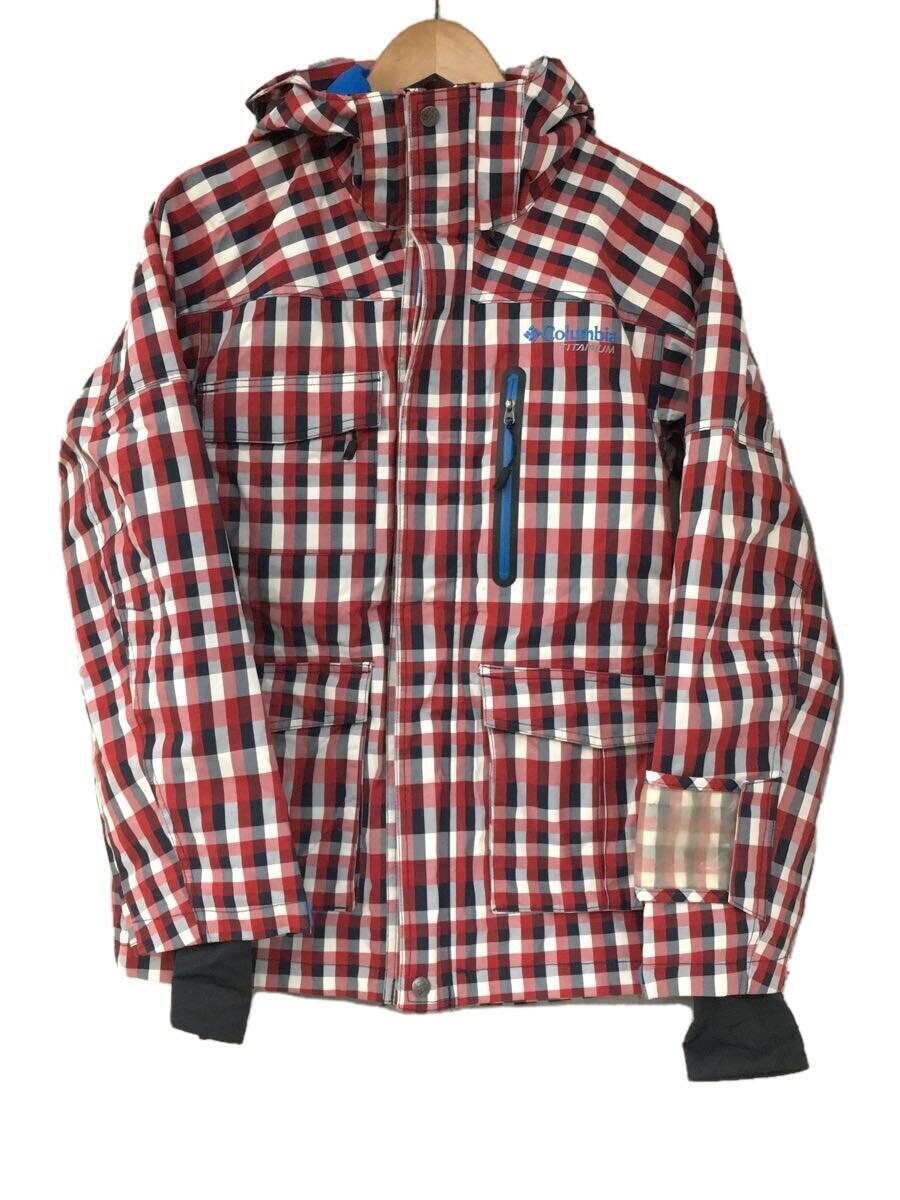 希少 コロンビア チェック スノージャケット Columbia(コロンビア) / ダウンジャケット/M/コットン/GRY/チェック