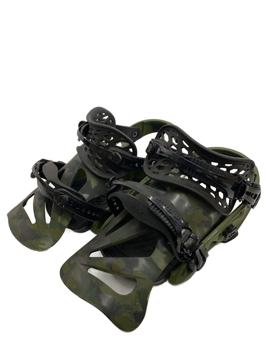 【中古】FLUX◆スノーボードバインディング/GRN/カモフラ/81nd1n95【スポーツ】