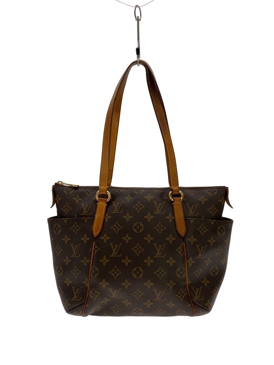 【中古】LOUIS VUITTON◆1)トータリーMM_モノグラム・帆布/PVC/BRW/総柄【御徒面子】