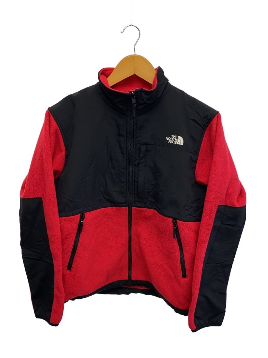 【中古】THE NORTH FACE◆DENALI JACKET_デナリジャケット/L/ポリエステル/RED【レディース御召しもの】
