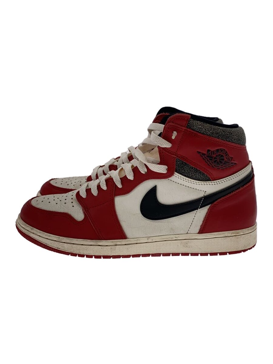 【中古】NIKE◆AIR JORDAN 1 RETRO HIGH OG_エアジョーダン 1 レトロ 御機嫌 OG/28.5糎/WHT【シューズ】
