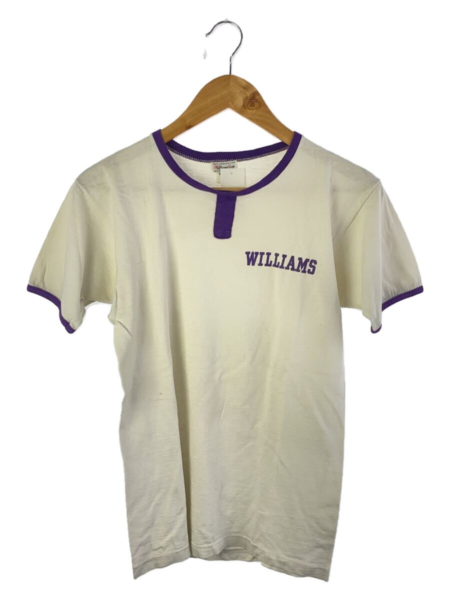 【中古】Champion◆ティーシャツ/M/綿織物/WHT/無地//【メンズウェア】