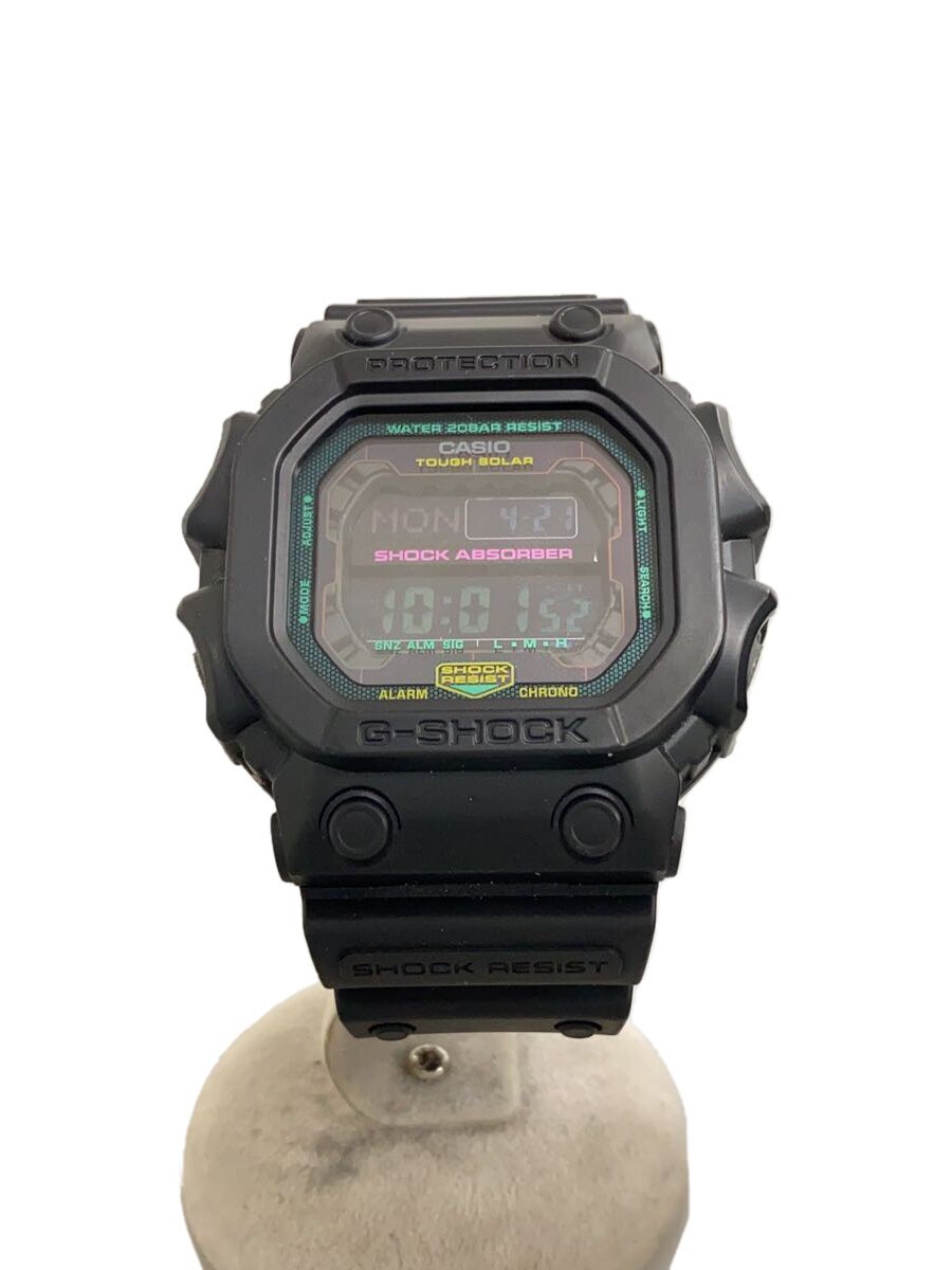 【中古】CASIO◆ソーラーウオッチ_G-SHOCK/デジタル/BLK【服飾雑貨他】