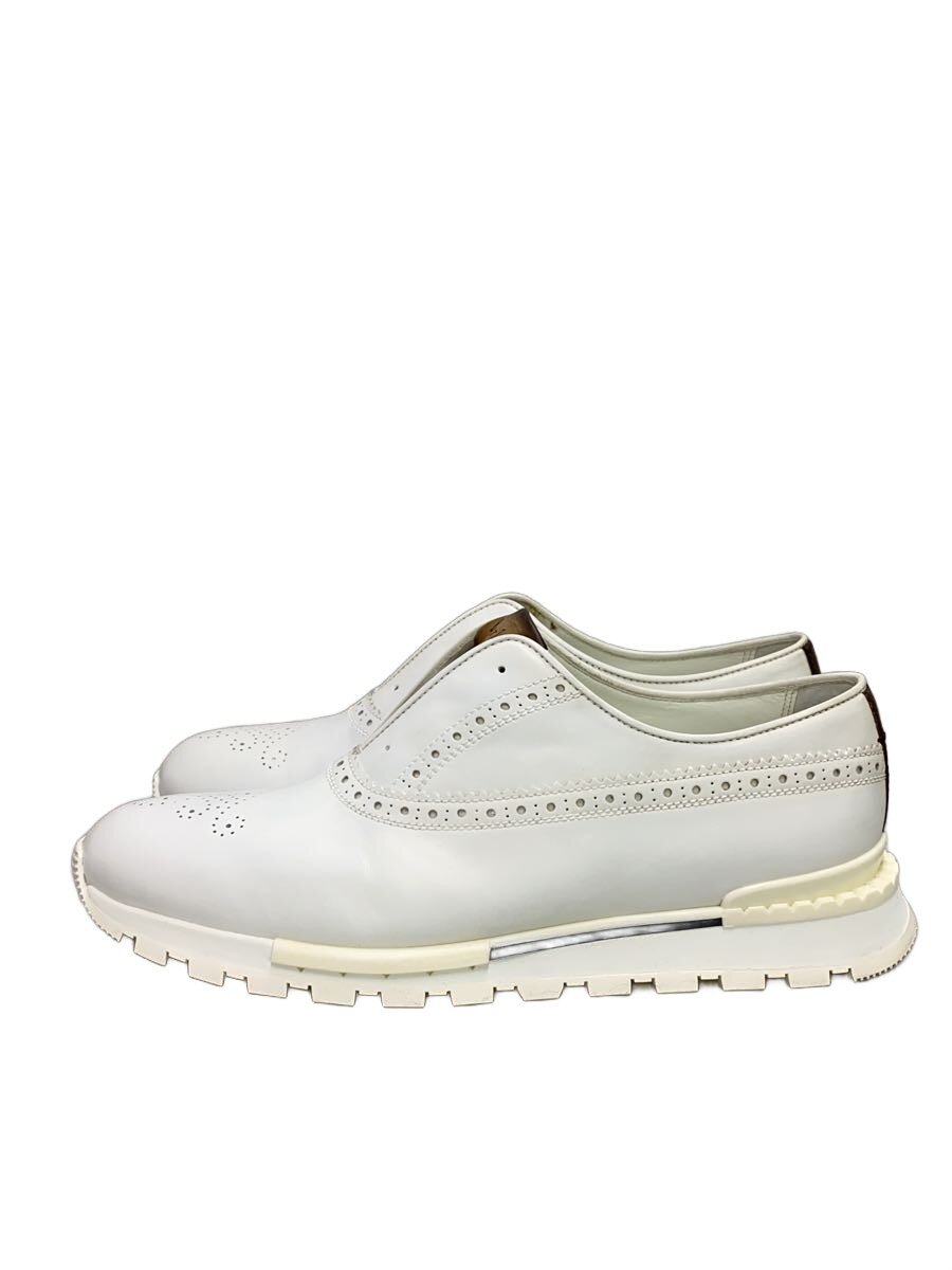 【中古】BERLUTI◆ファストトラック/ローカットスニーカー/UK8.5/WHT【シューズ】