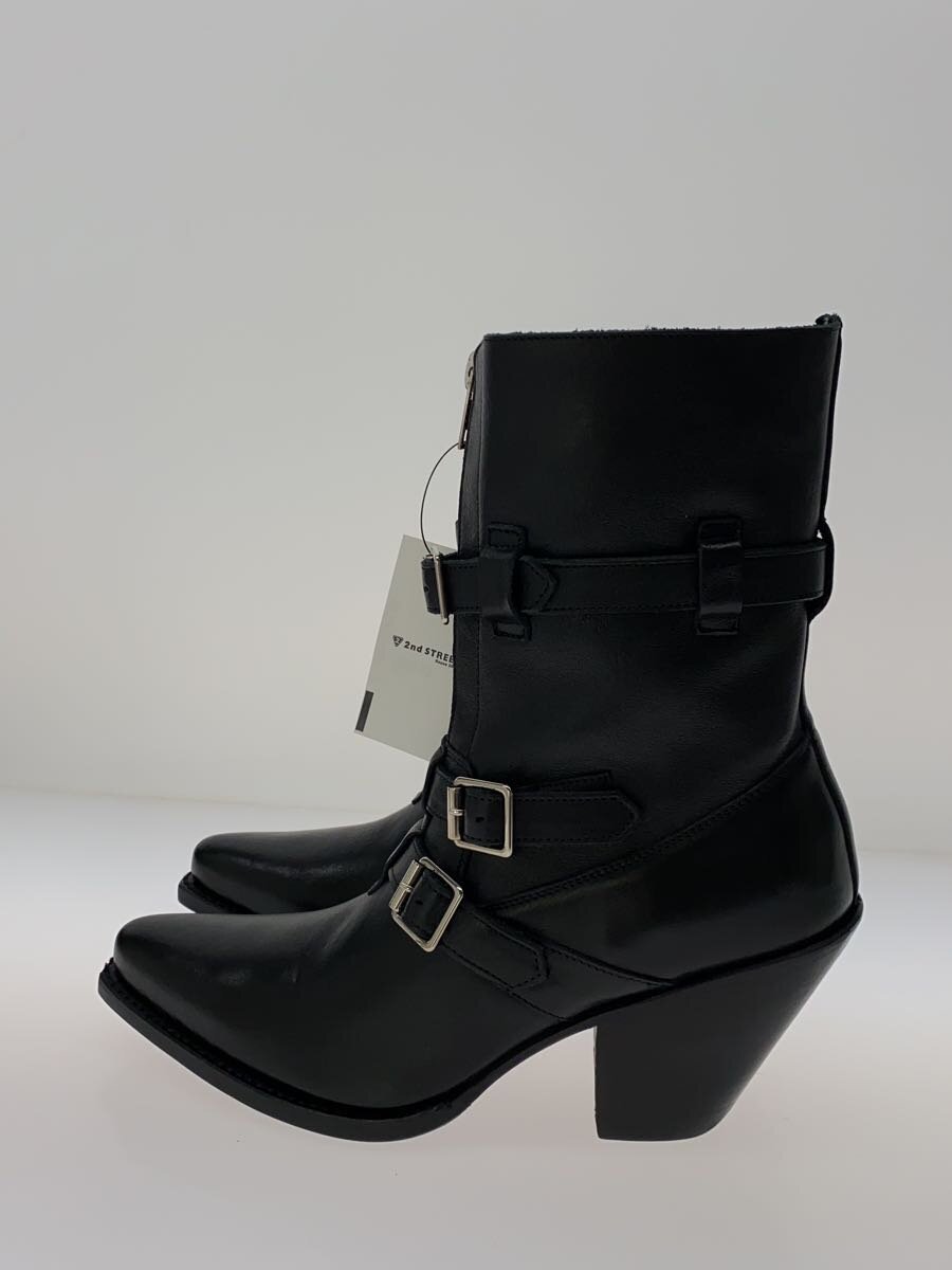 【中古】CELINE◆19SS/ベルリンブーツ/エディスマリン/35/BLK/レザー【シューズ】|2nd STREET 店
