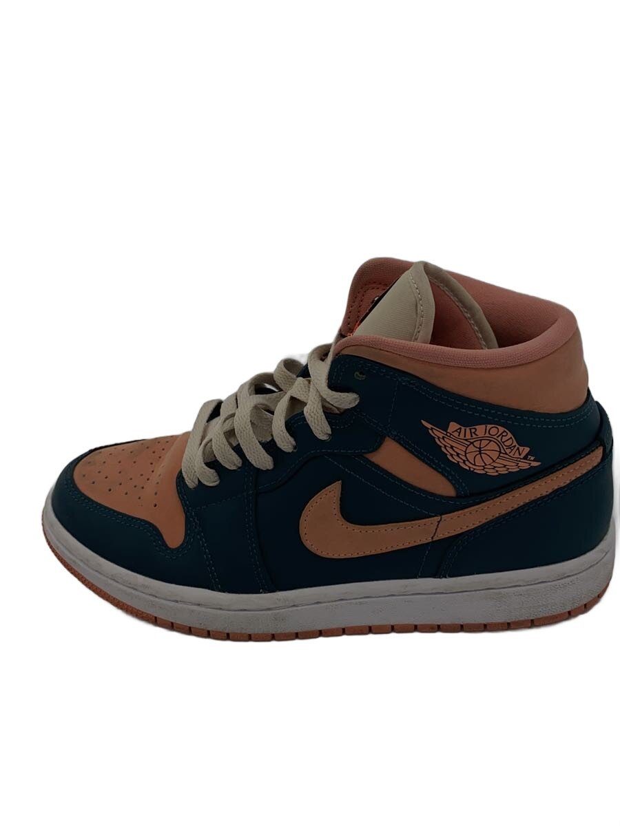 【中古】NIKE◆AIR JORDAN 1 MID_大気圏 ジョーダン 1 ミッド/24糎/PNK【シューズ】