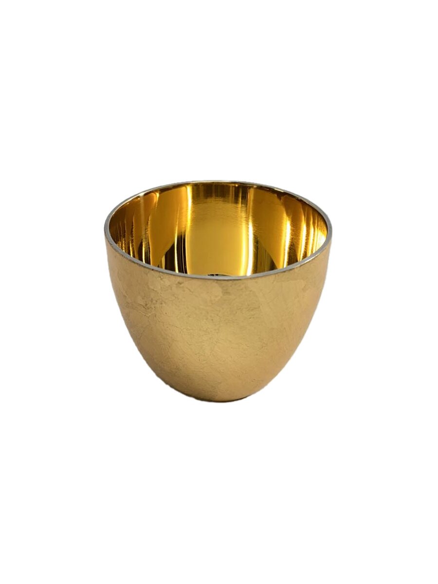【中古】漆磨2重ぐい呑み/箔衣【キッチン用品】