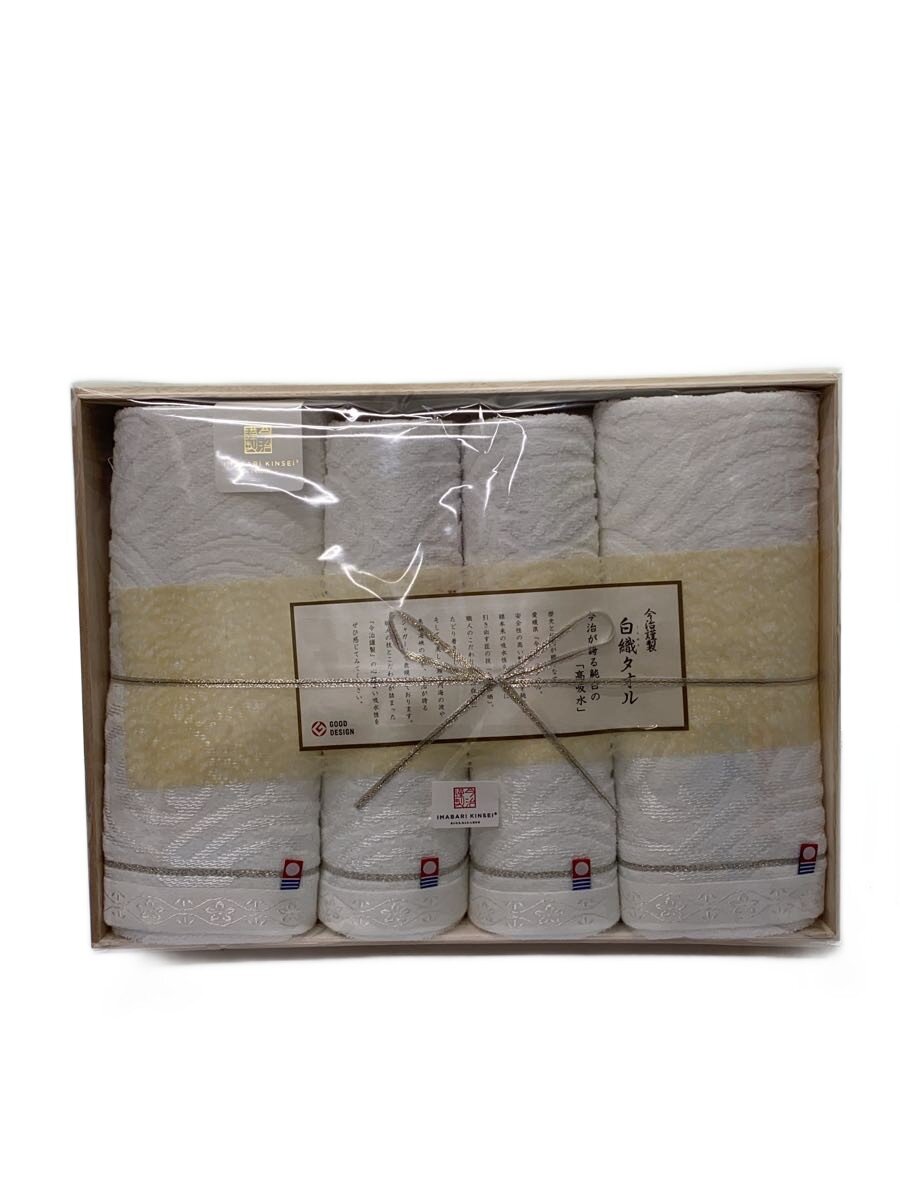 【中古】今治タオル◆タオル/4点セット/WHT【インテリア小物・日用雑貨】