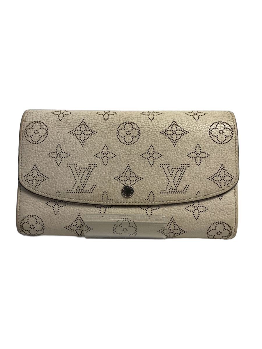 【中古】LOUIS VUITTON◆ポルト・フォイユ・イリス_マヒナ/レザー/アイボリー/総柄/レディース【服飾雑貨他】｜2ｎｄ STREET 店