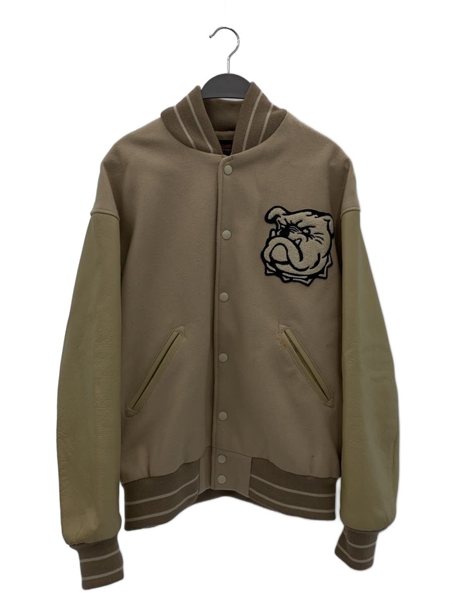 【中古】SKOOKUM◆20AW/別注アワードジャケット/スタジャン/L/ウール/BEG/ヨゴレ有【メンズウェア】｜2ｎｄ STREET 店