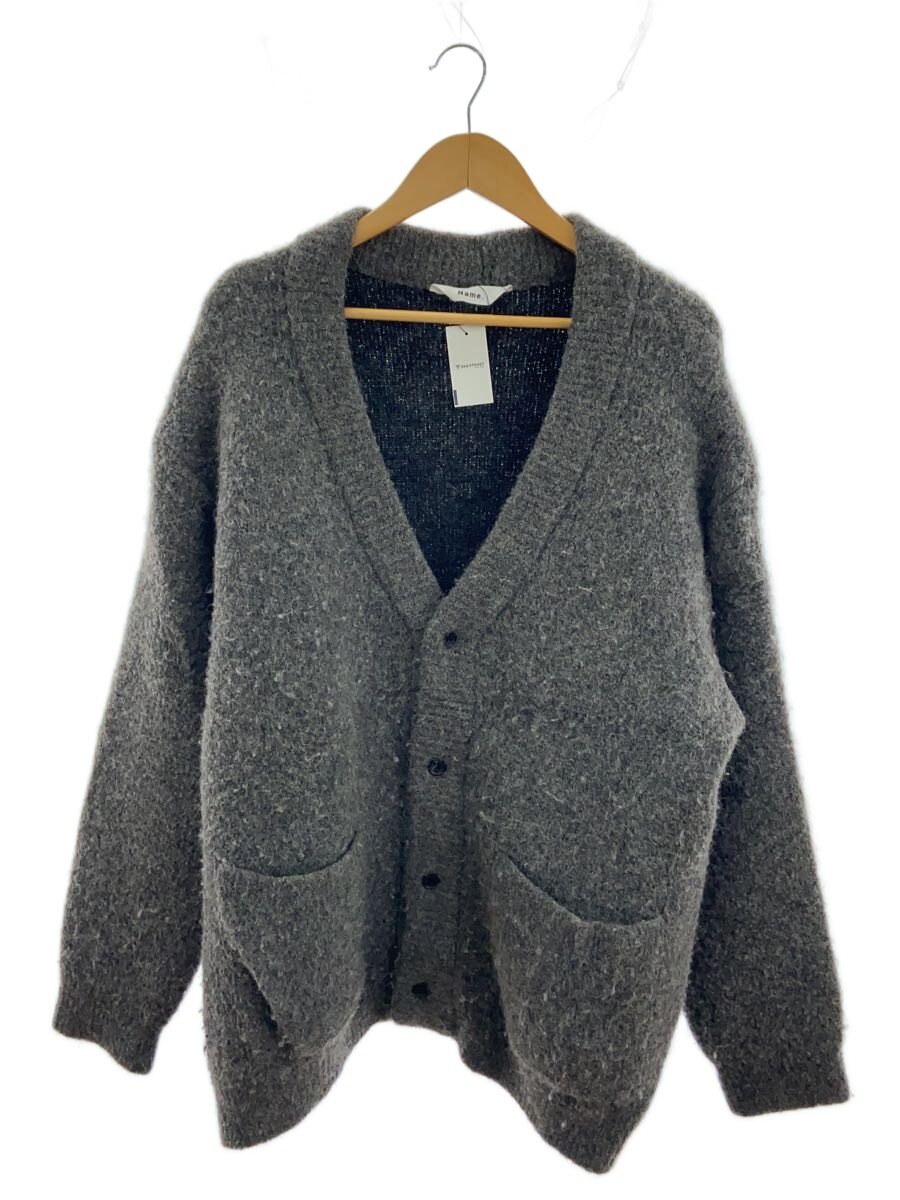 【中古】Name.◆ジレー(朦々たる)/1/アルパカ/GRY/無地/NMKN-22AW-001【メンズウェア】