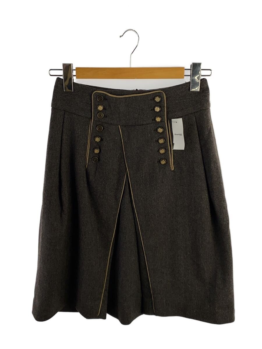 【中古】DOLCE&GABBANA◆多重ボタン/裏地レオパード/Y2K/スカート/40/ウール/グレー【レディースウェア】|2nd STREET 店