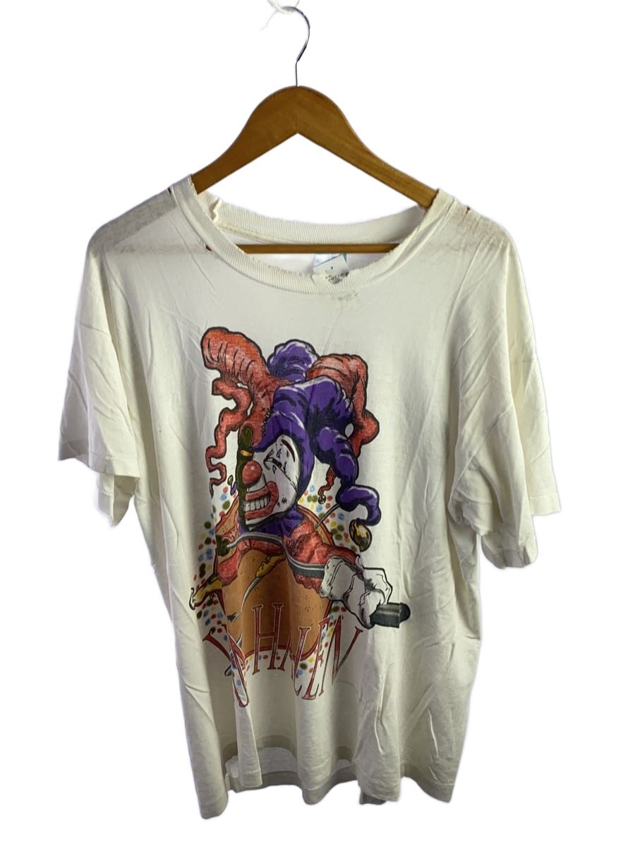 【中古】FRUIT OF THE LOOM◆プルオーバー/XL/綿織物/WHT/刷り上げる【メンズウェア】
