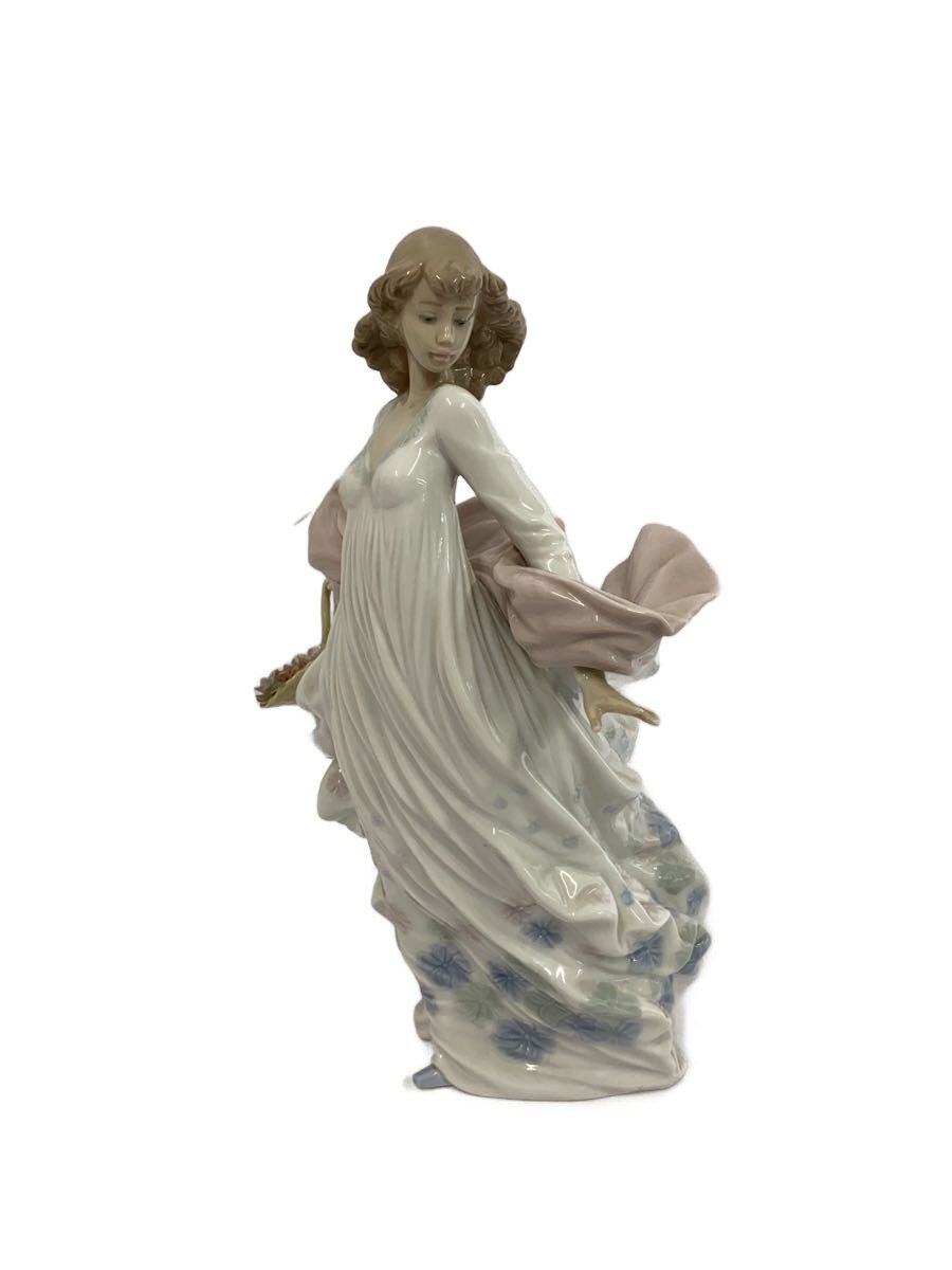 【中古】Lladro◆春の輝き/5898/陶器/スタチュー/釉薬/パステル/ミルク/花/置物【インテリア小物・日用雑貨】