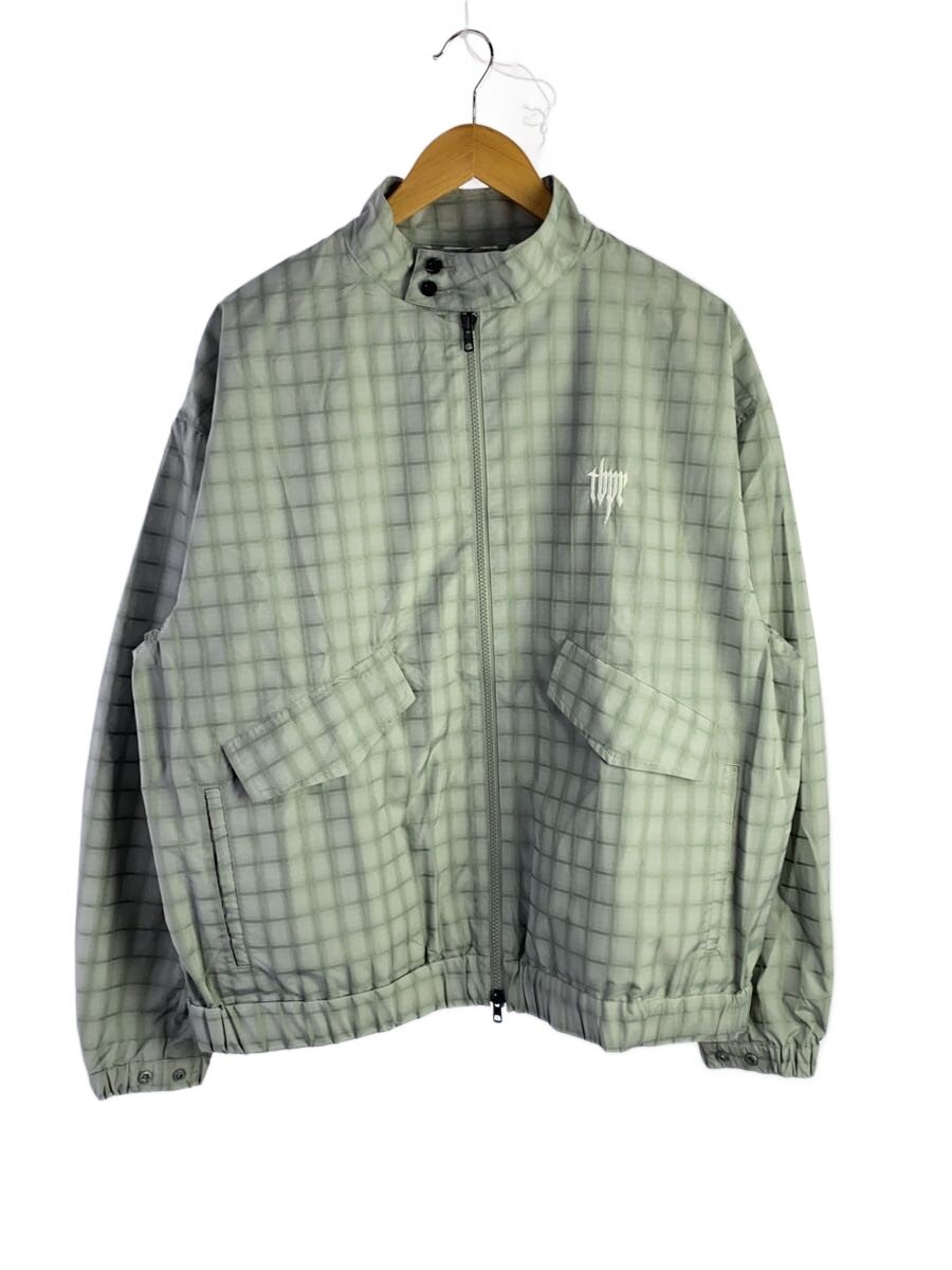 【中古】TIGHTBOOTH PRODUCTION◆PLAID LIGHT SWING TOP/M/ポリエステル/GRY/読み合わせる/FW25-JK13【メンズウェア】