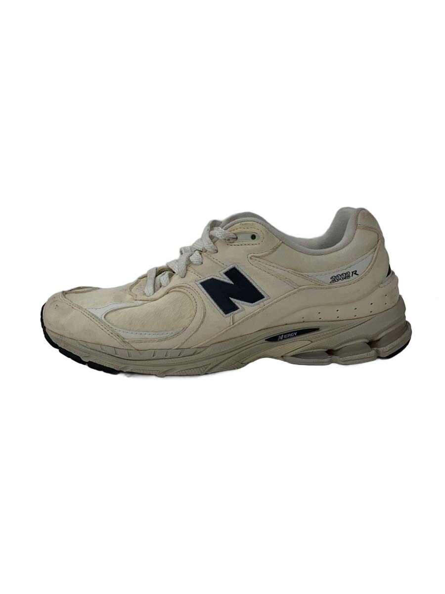 【中古】NEW BALANCE◆M2002/白いこと/27珊/WHT/ハラコ【シューズ】