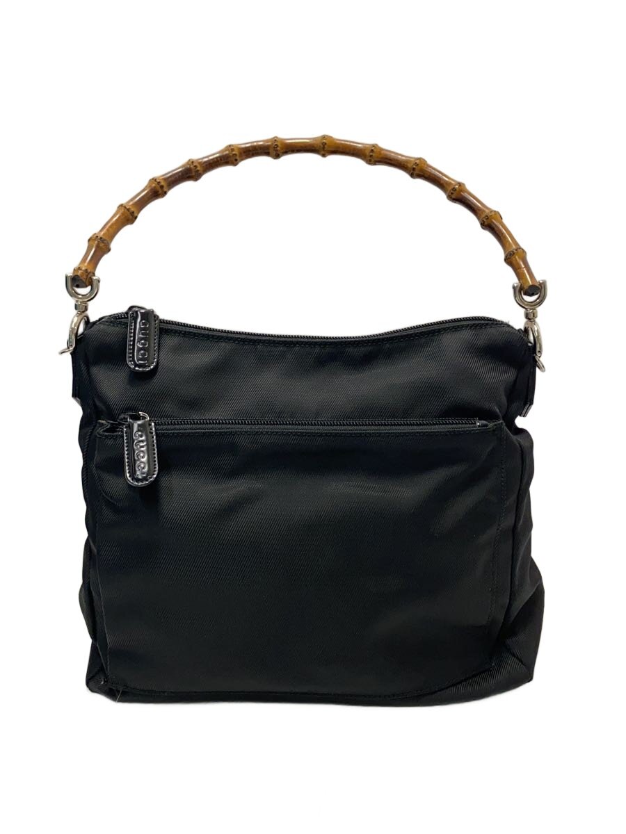 【中古】GUCCI◆ハンドバック/PVC/BLK/無地/000 2032 0509【御徒面子】