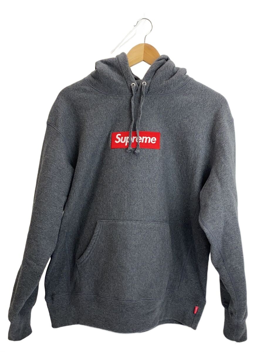 【中古】Supreme◆パーカー/S/綿織物/GRY【メンズウェア】