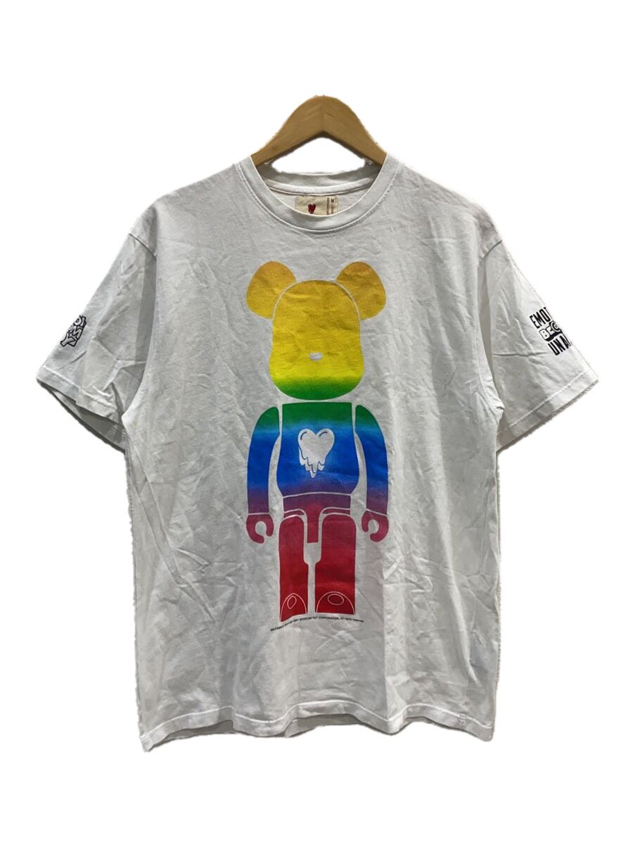 【中古】EMOTIONALLY UNAVAILABLE◆xBE＠RBRICK/プルオーバー/M/綿織物/WHT/eu-s22-0000-056【メンズウェア】
