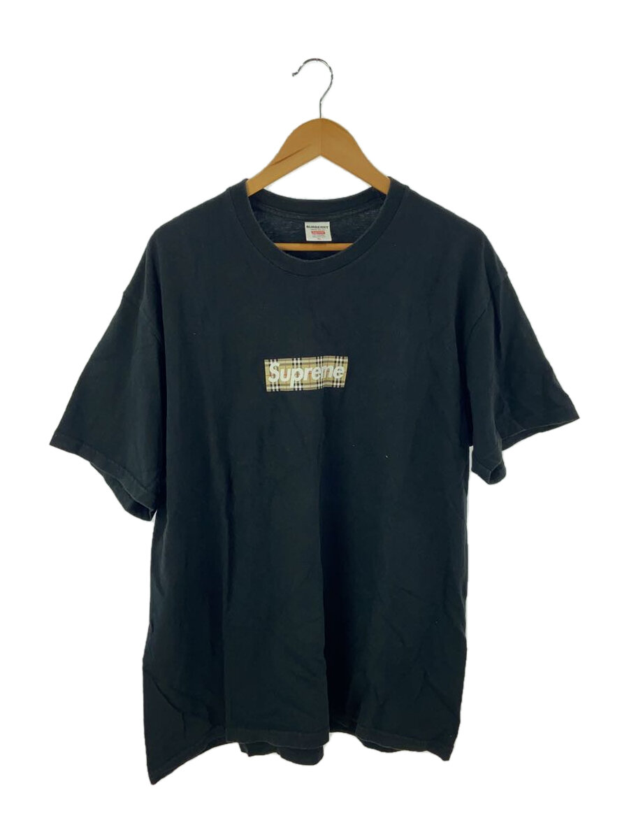 【中古】Supreme◆プルオーバー/XL/綿織物/BLK/無地//【メンズウェア】