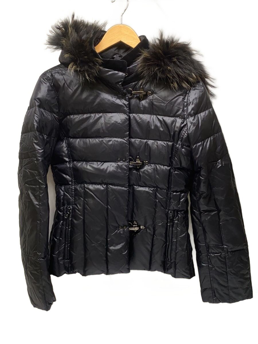 【中古】FAY◆厚地の外套/M/--/BLK【レディース御召しもの】
