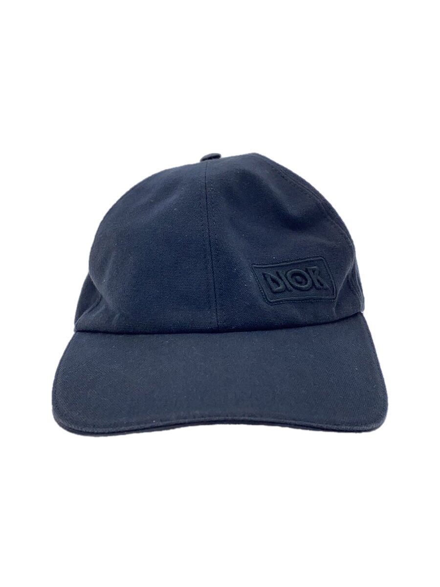 【中古】Christian Dior◆BASEBALL LOGO CAP/S/綿織物/BLK/レディース/023Ｃ909Ｌ4511【服飾雑貨他】