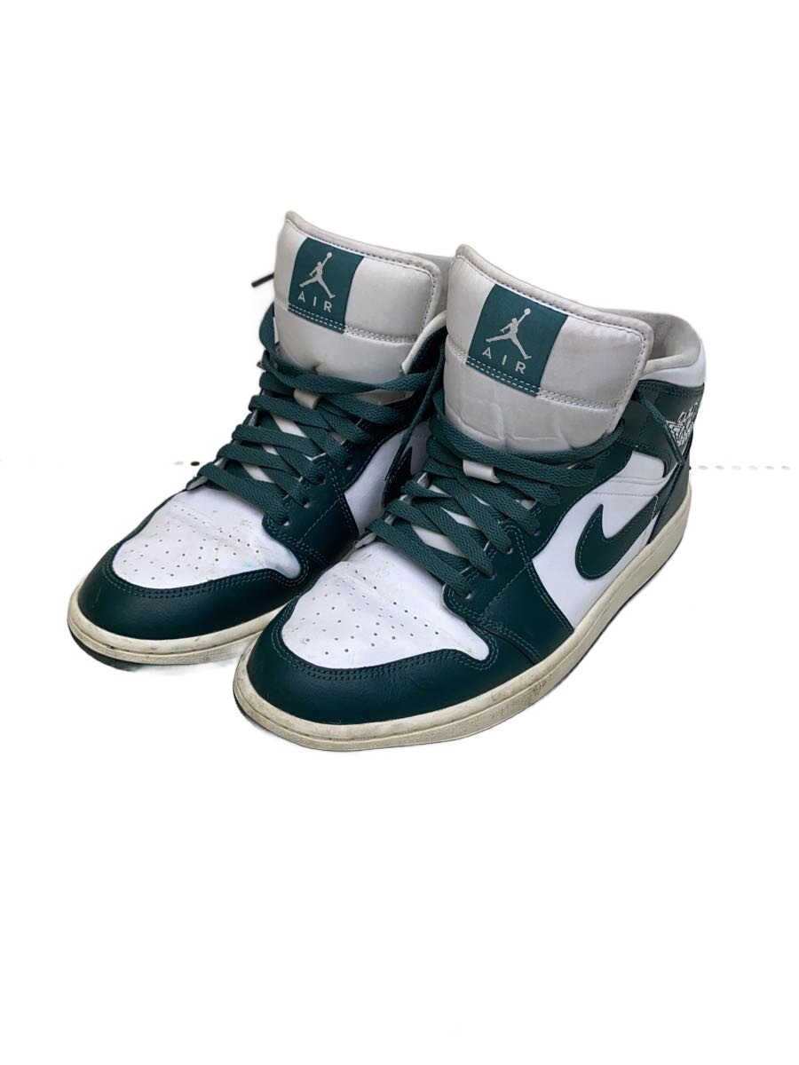 【中古】NIKE◆AIR JORDAN 1 MID_エア ジョーダン 1 ミッド/27.5cm/GRN【シューズ】｜2ｎｄ STREET 店