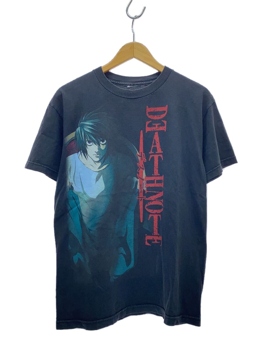 【中古】00s/DEATHNOTE/エル/Tシャツ/M/コットン/ブラック/バック右側に汚れ有【メンズウェア】｜2ｎｄ STREET 店