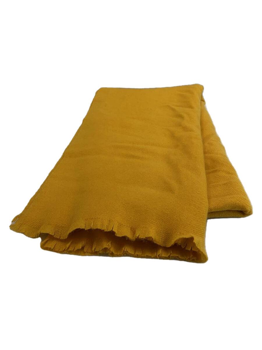 【中古】VERMEIL par iena◆えり巻き/カシミヤ/YLW/無地/レディース【服飾雑貨他】