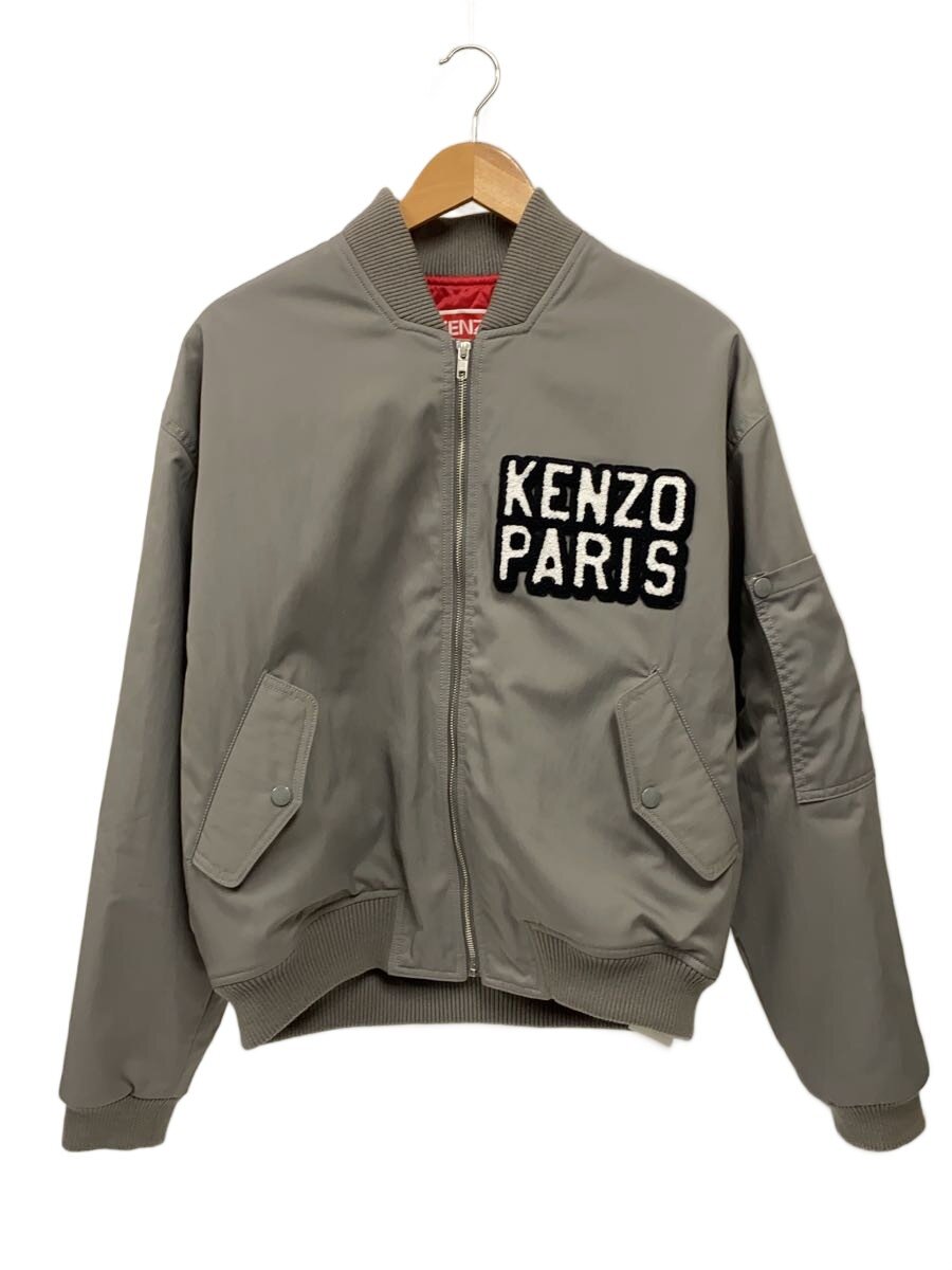 【中古】KENZO◆上衣/M/ポリエステル/薄墨色/無地/FD55BL1279OC/ケンゾー【メンズウェア】