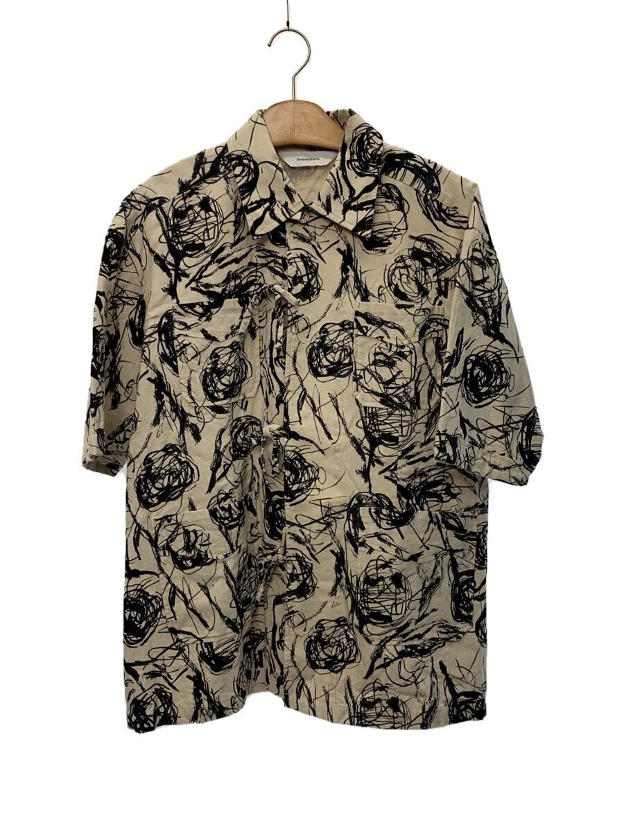 【中古】Sasquatchfabrix.◆半袖シャツ/M/コットン/IVO/総柄/23SS-SY5-007【メンズウェア】｜2ｎｄ STREET 店