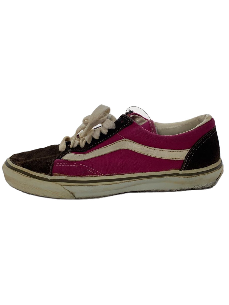 【中古】VANS◆ローカットスニーカー/--/PNK/スウェード//【シューズ】