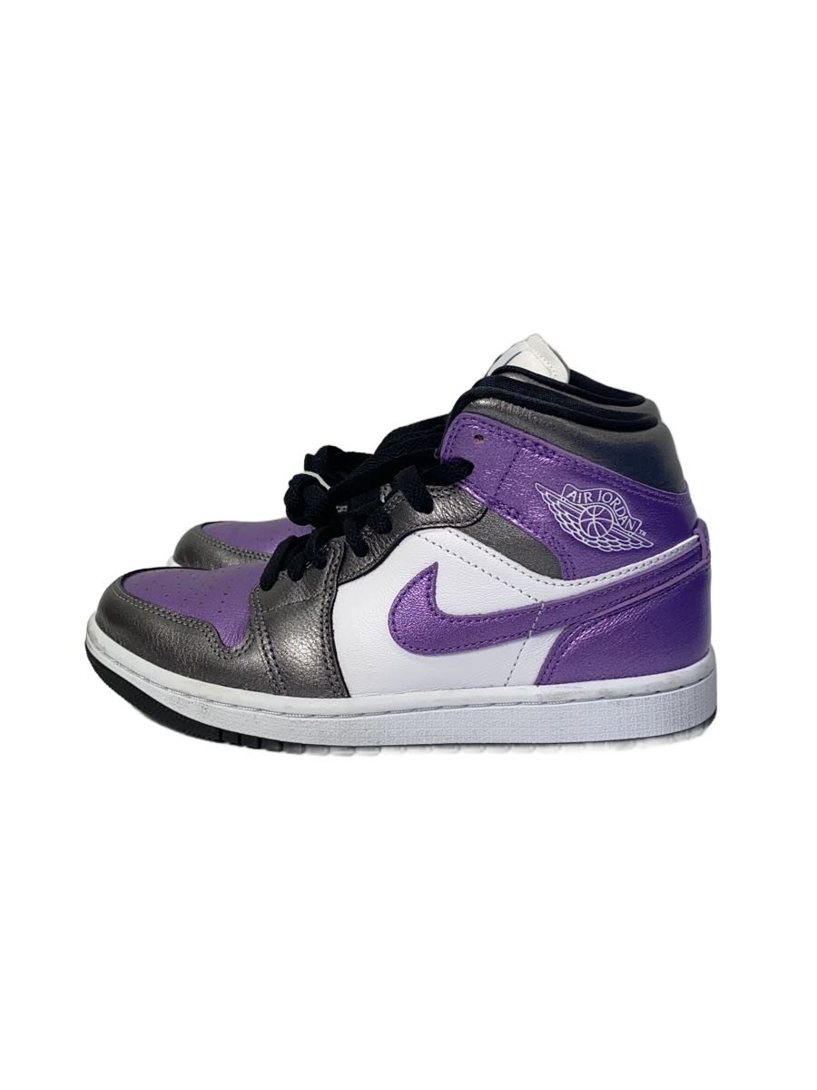 【中古】NIKE◆大気圏 ジョーダン 1 MID SE/22.5糎/PUP【シューズ】