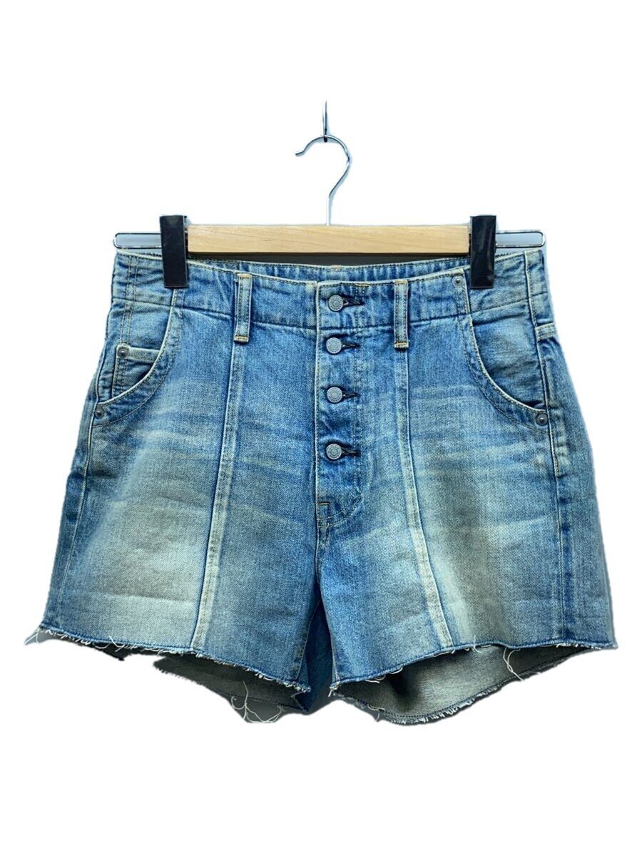 【中古】HYSTERIC GLAMOUR◆ハイライズデニムショートパンツ/ジーンズズボン下/デニム/27/IDG/01221AM01/日本製【レディースお召しもの】