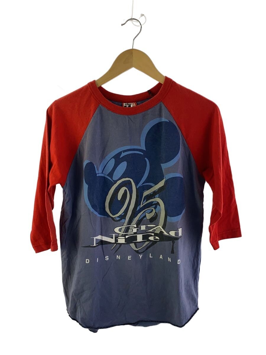 【中古】Disney VINTAGE◆95年/grad nite/7分袖カットソー/XL/綿織物/NVY【メンズウェア】