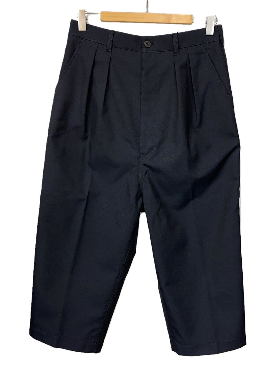 【中古】COMME des GARCONS HOMME◆2-tuck wide tapered slacks/ボトム/S/ポリエステル/BLK/無地/HH-P001【メンズウェア】|2nd STREET 店