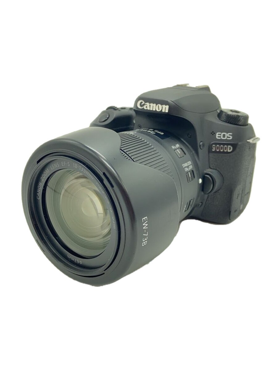 【中古】CANON◆デジタル一眼写真機 EOS 9000D EF-S18-135 IS USM 水晶体一揃いの道具【写真機】