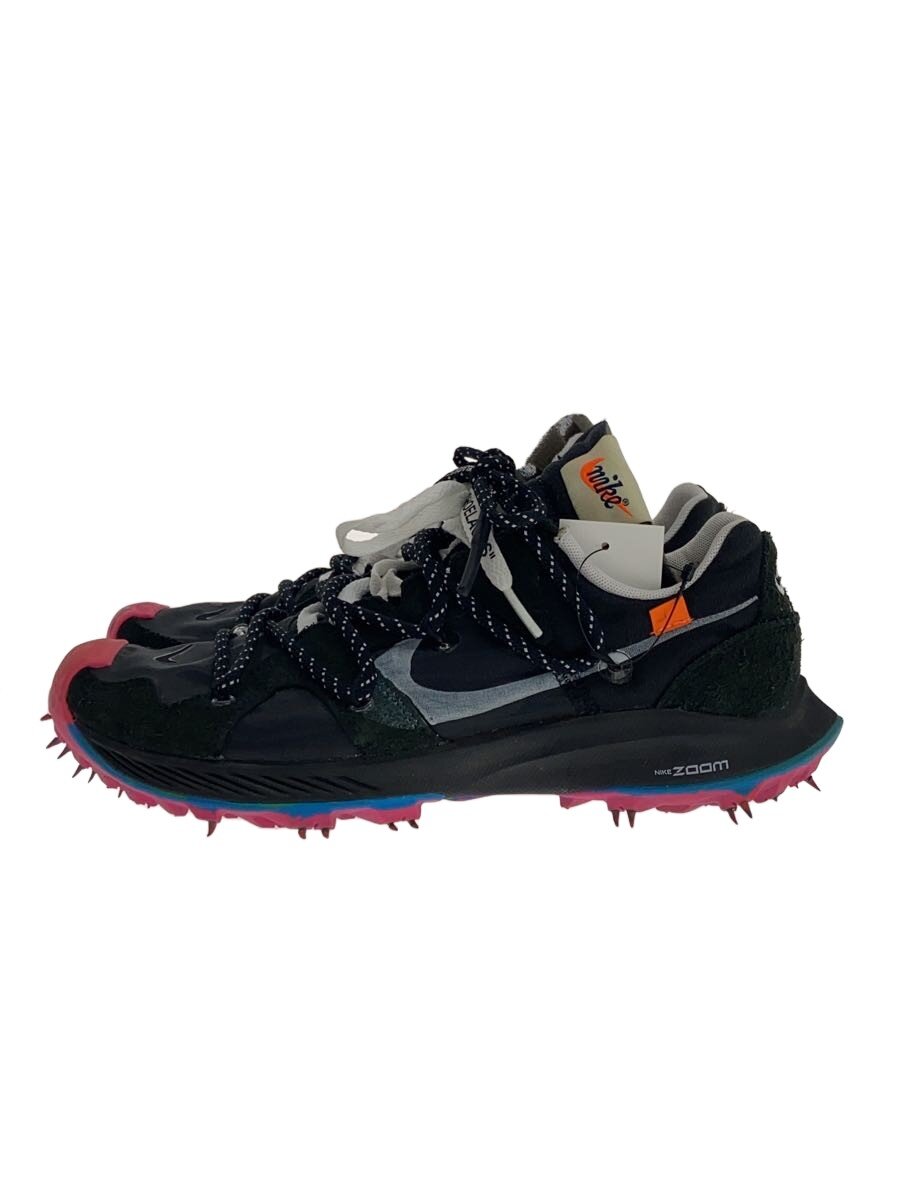 【中古】NIKE◆WMNS ZOOM TERRA KIGER 5 / OW/ウィメンズズームテラカイガー/黒いこと/US8/BLK【シューズ】