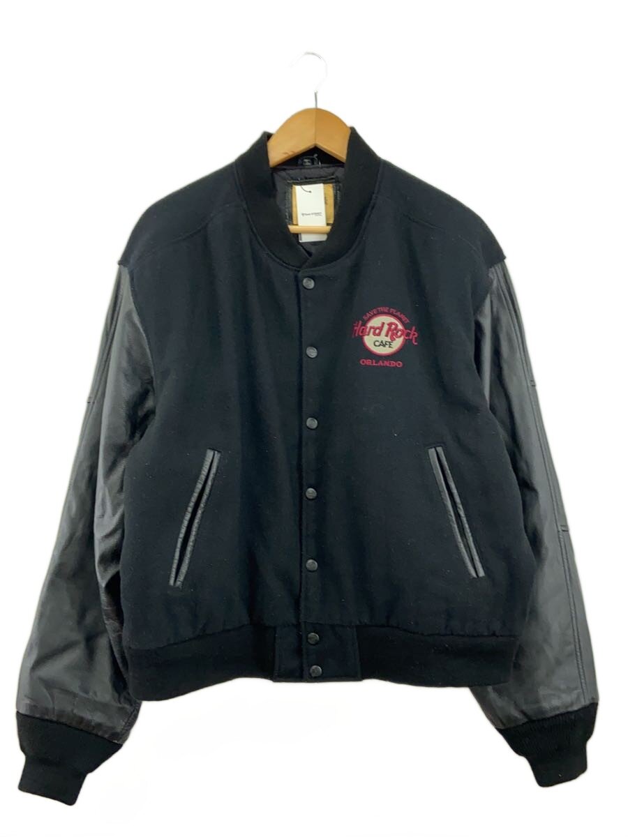 【中古】HARD ROCK CAFE◆スタジャン/M/--/BLK【メンズウェア】