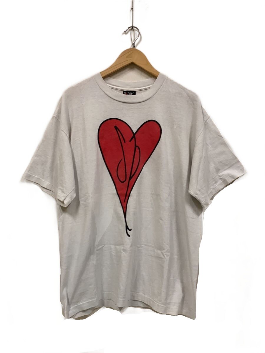 【中古】giant◆90s/THE SMASHING PUMPKINS SP RED HEART/ティーシャツ/XL/綿織物/白いこと【メンズウェア】